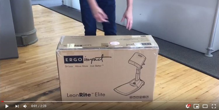 Open Box and Assembly Video - LeanRite Elite - Ergo Impact