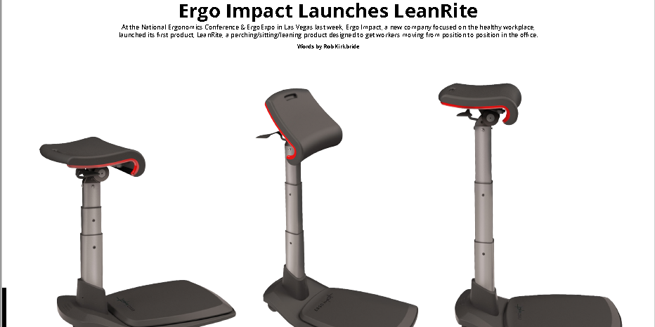 Ergo Impact featured in Business of Furniture (BOF) - Ergo Impact