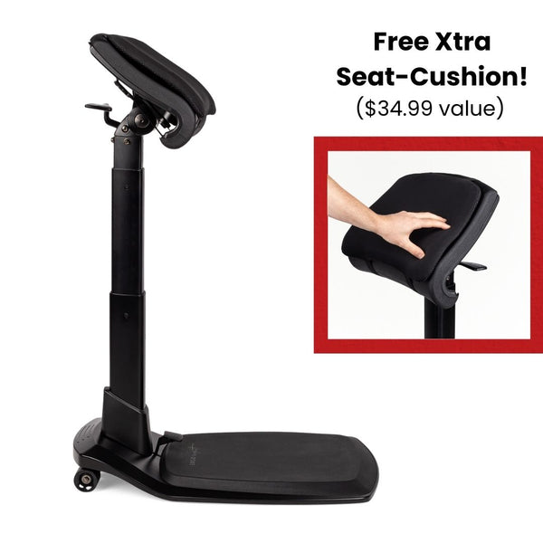 LeanRite Standing Desk Chair for Back Pain Prevention – Ergo Impact