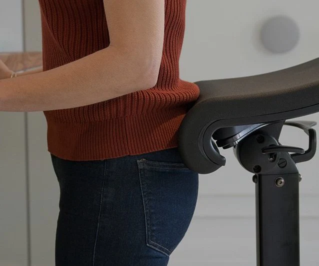LeanRite Standing Desk Chair for Back Pain Prevention – Ergo Impact